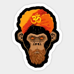 Stoned Monkey Sticker